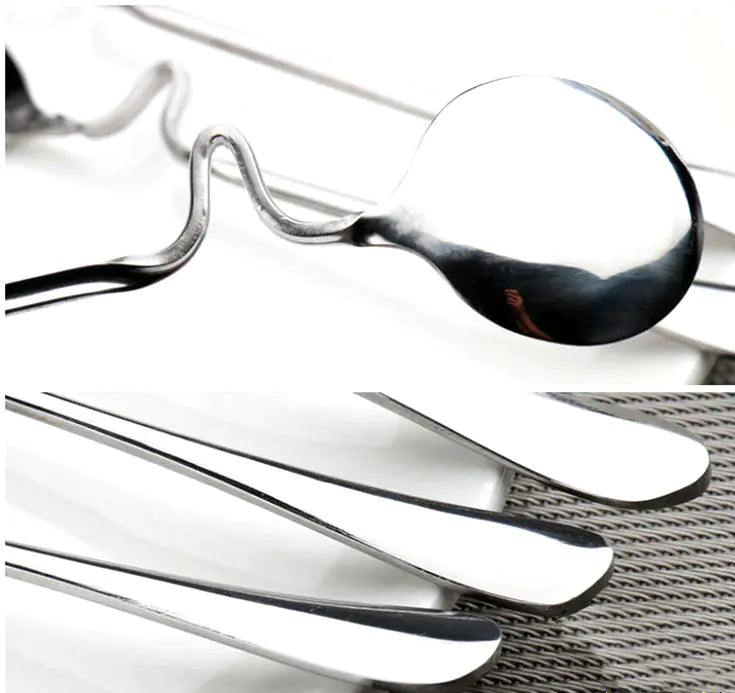 CurveServe – Stainless Steel Soup Spoon