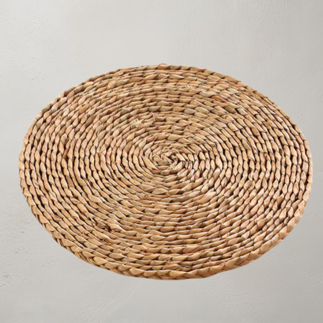Tatami Flow – Corn Husk Meditation Floor Pillow