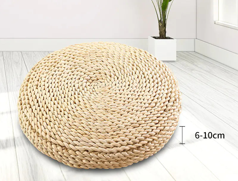 Tatami Flow – Corn Husk Meditation Floor Pillow