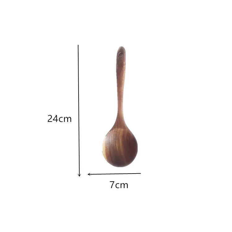 RiceCraft Duo – Non-Stick Pan & Wooden Spoon Set