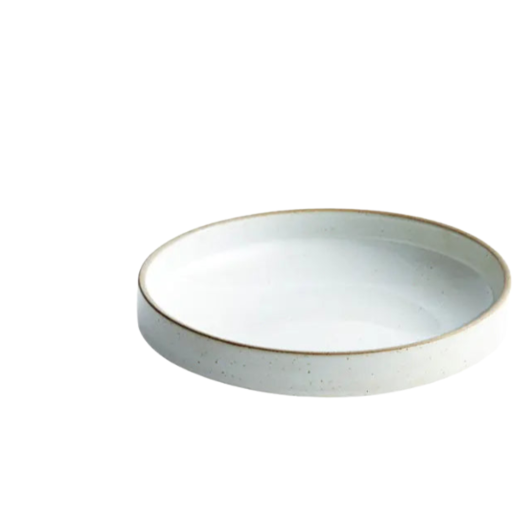 Creative Retro Stoneware Sesame Dinner Plate
