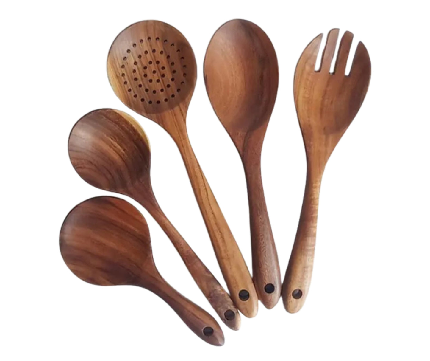 RiceCraft Duo – Non-Stick Pan & Wooden Spoon Set