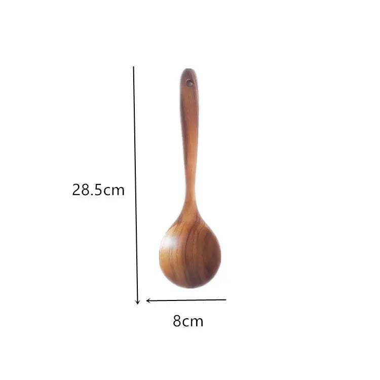 RiceCraft Duo – Non-Stick Pan & Wooden Spoon Set