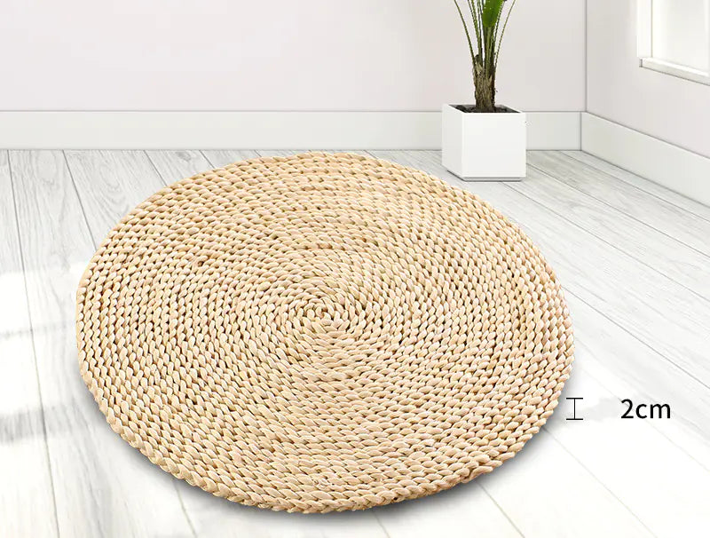 Tatami Flow – Corn Husk Meditation Floor Pillow
