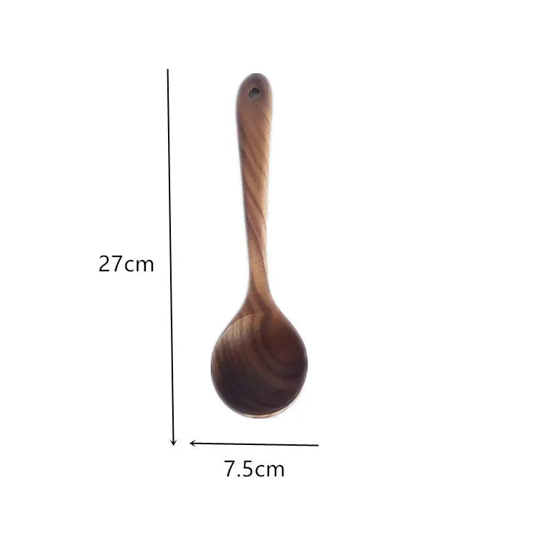 RiceCraft Duo – Non-Stick Pan & Wooden Spoon Set