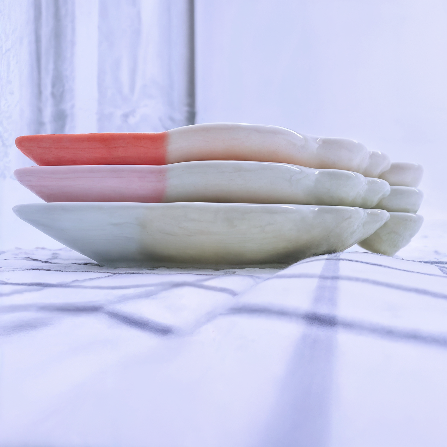 Creative Ceramic Breakfast Plate in Cake Shape