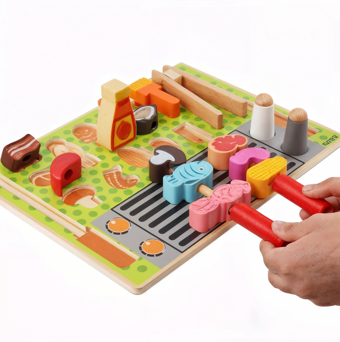 Kids Wooden Tea Party Playset