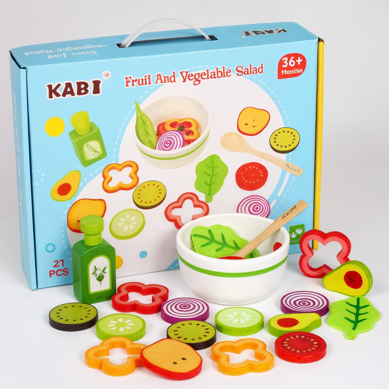 Kids Wooden Tea Party Playset