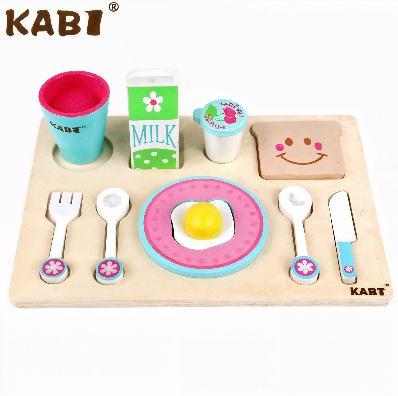 Kids Wooden Tea Party Playset