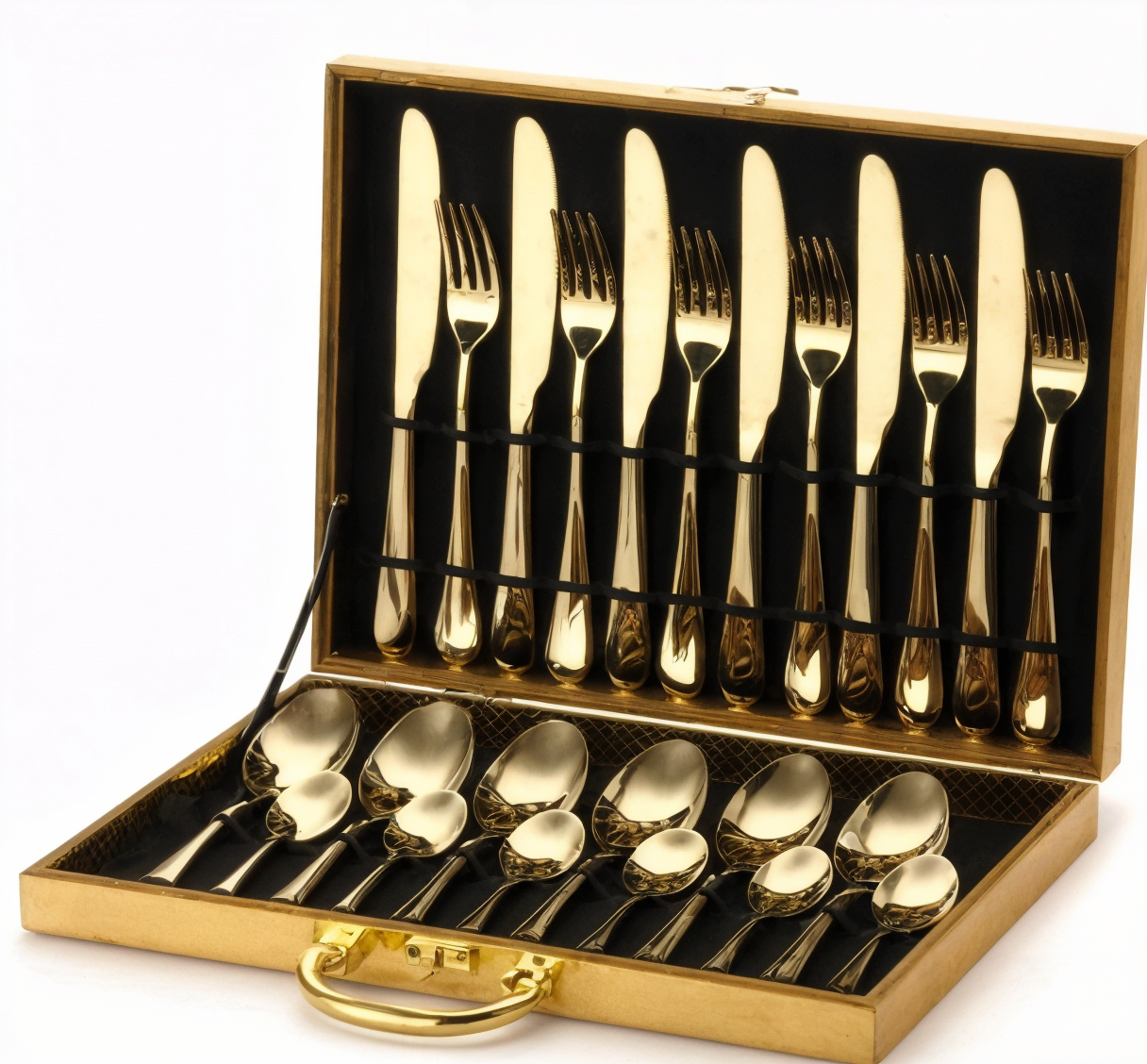 Golden Elegance Cutlery Set