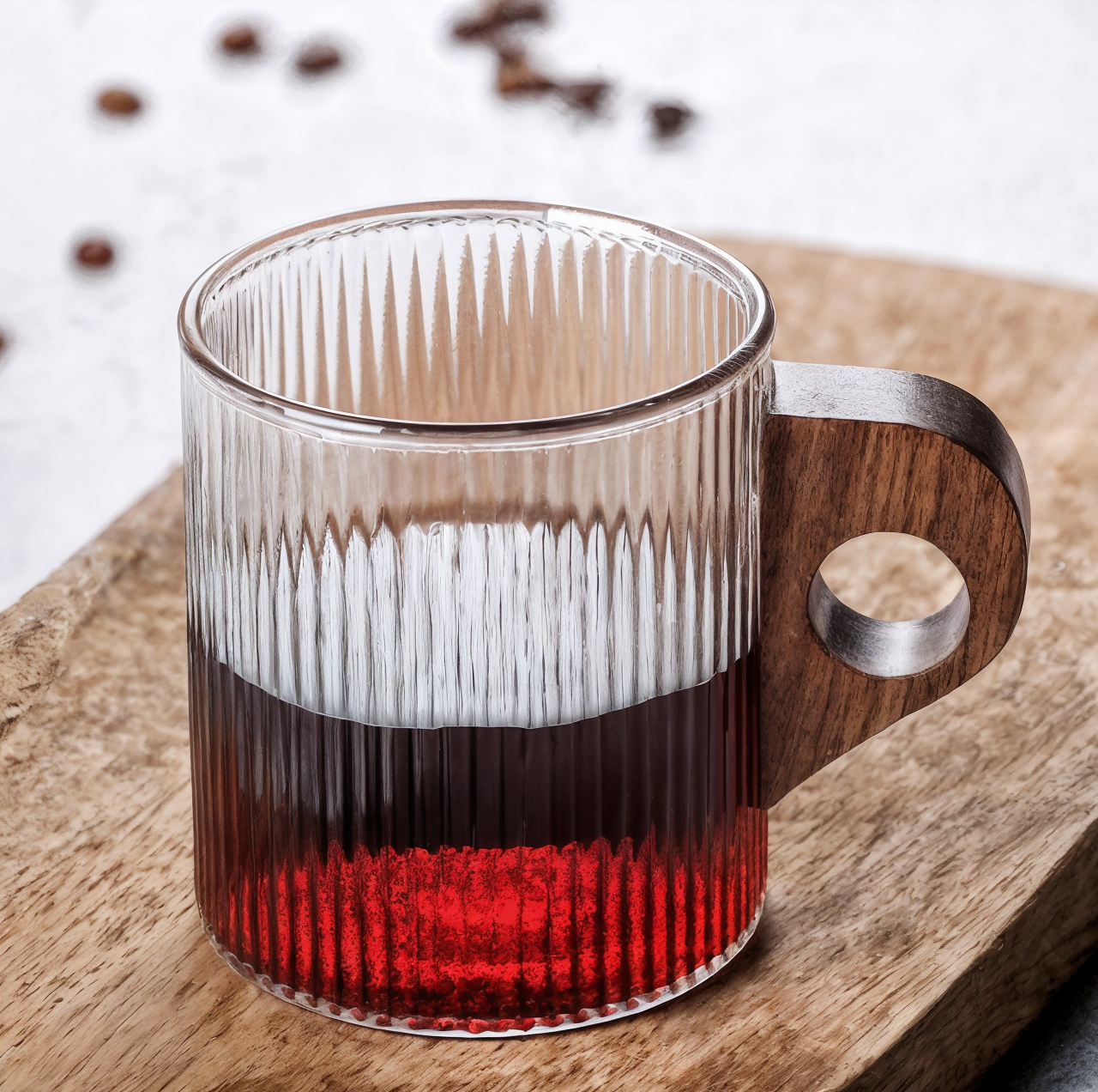 Italian Style Glass Coffee Cup