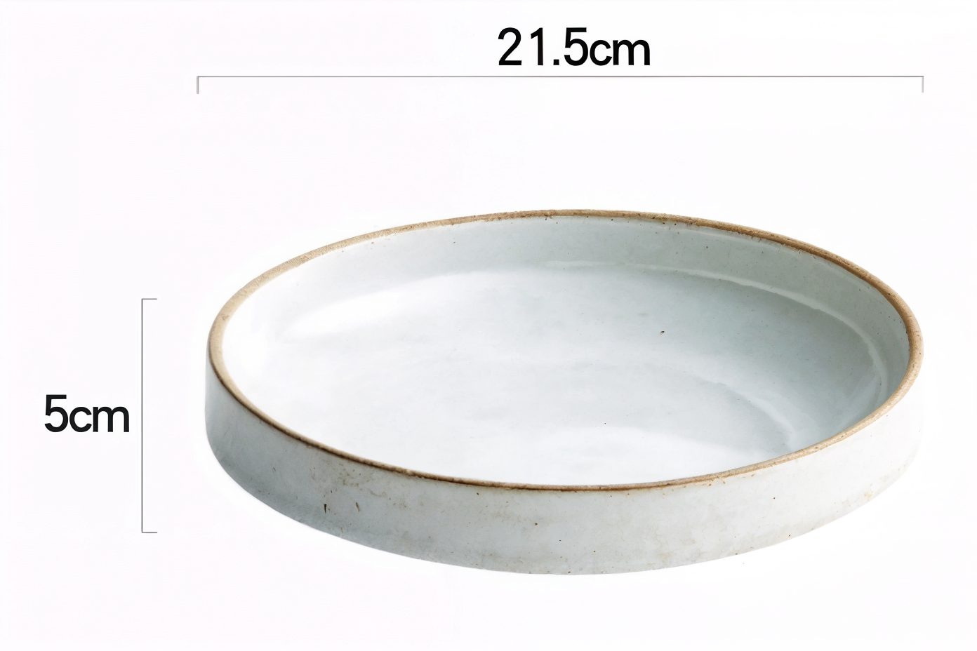 Creative Retro Stoneware Sesame Dinner Plate