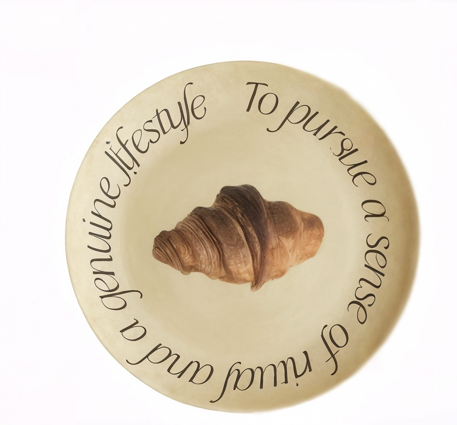 Modern Minimalist Bamboo Powder Plate Tableware