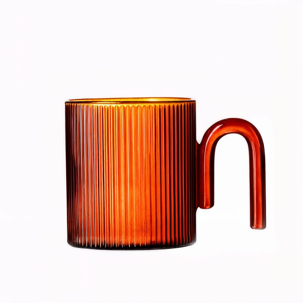 Vertical Pattern Colored Glass
