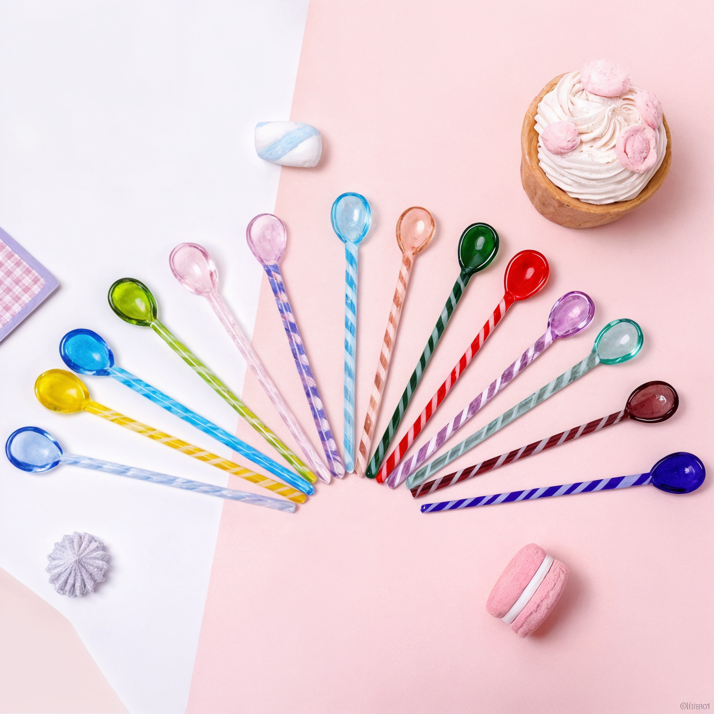 Stained Glass Colorful Spoon