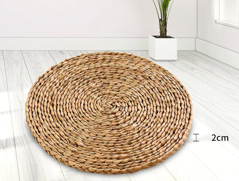 Tatami Flow – Corn Husk Meditation Floor Pillow