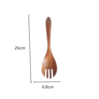 RiceCraft Duo – Non-Stick Pan & Wooden Spoon Set
