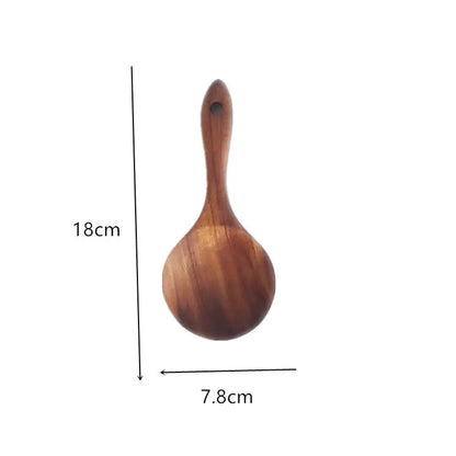 RiceCraft Duo – Non-Stick Pan & Wooden Spoon Set