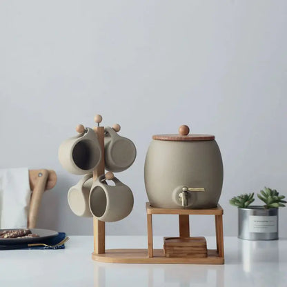 Creative Ceramic Cup Set for Home Use