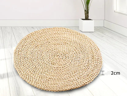 Tatami Flow – Corn Husk Meditation Floor Pillow