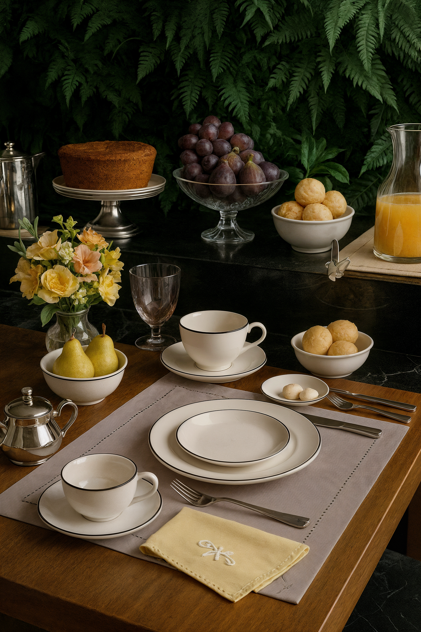 Ceramic Bowl and Plate Set for Dining