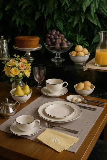 Ceramic Bowl and Plate Set for Dining