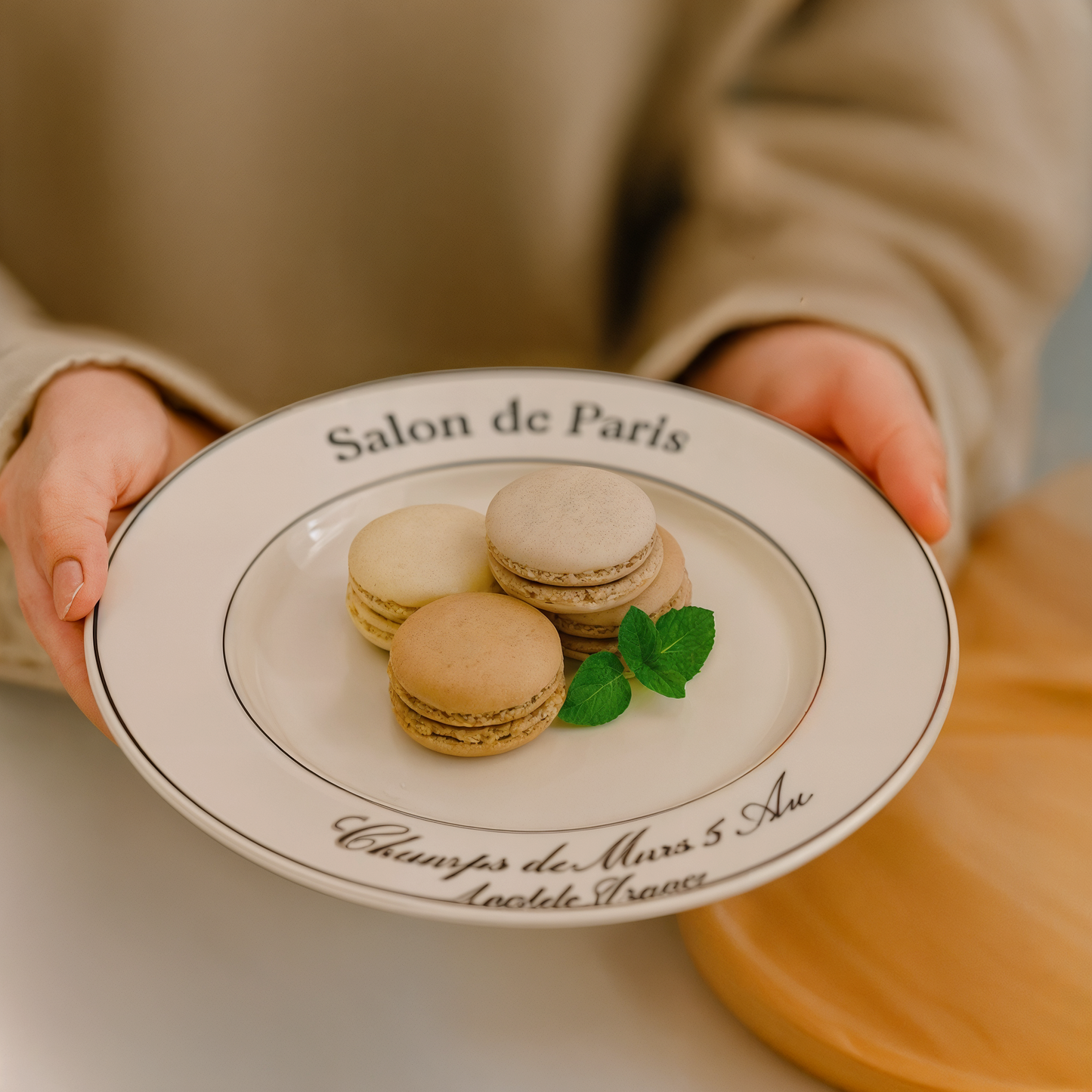Nordic Simple Ceramic Alphabet Dessert Plate
