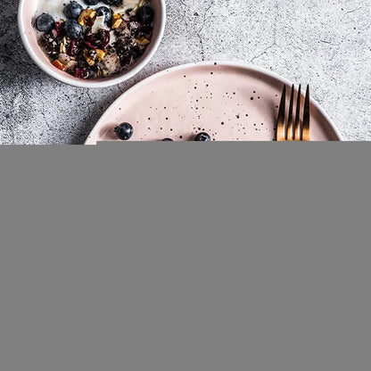 European Ceramic Plate for Steak and Dishes