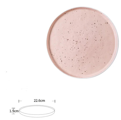 European Ceramic Plate for Steak and Dishes