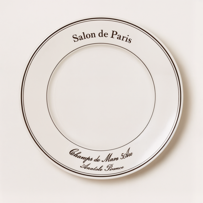 Nordic Simple Ceramic Alphabet Dessert Plate
