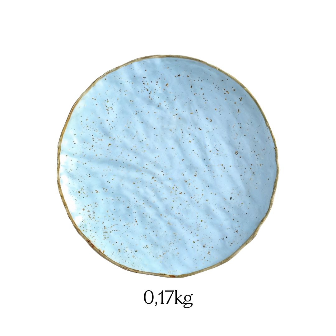 Creative Ceramic Dinner Plate - Round Nordic Design
