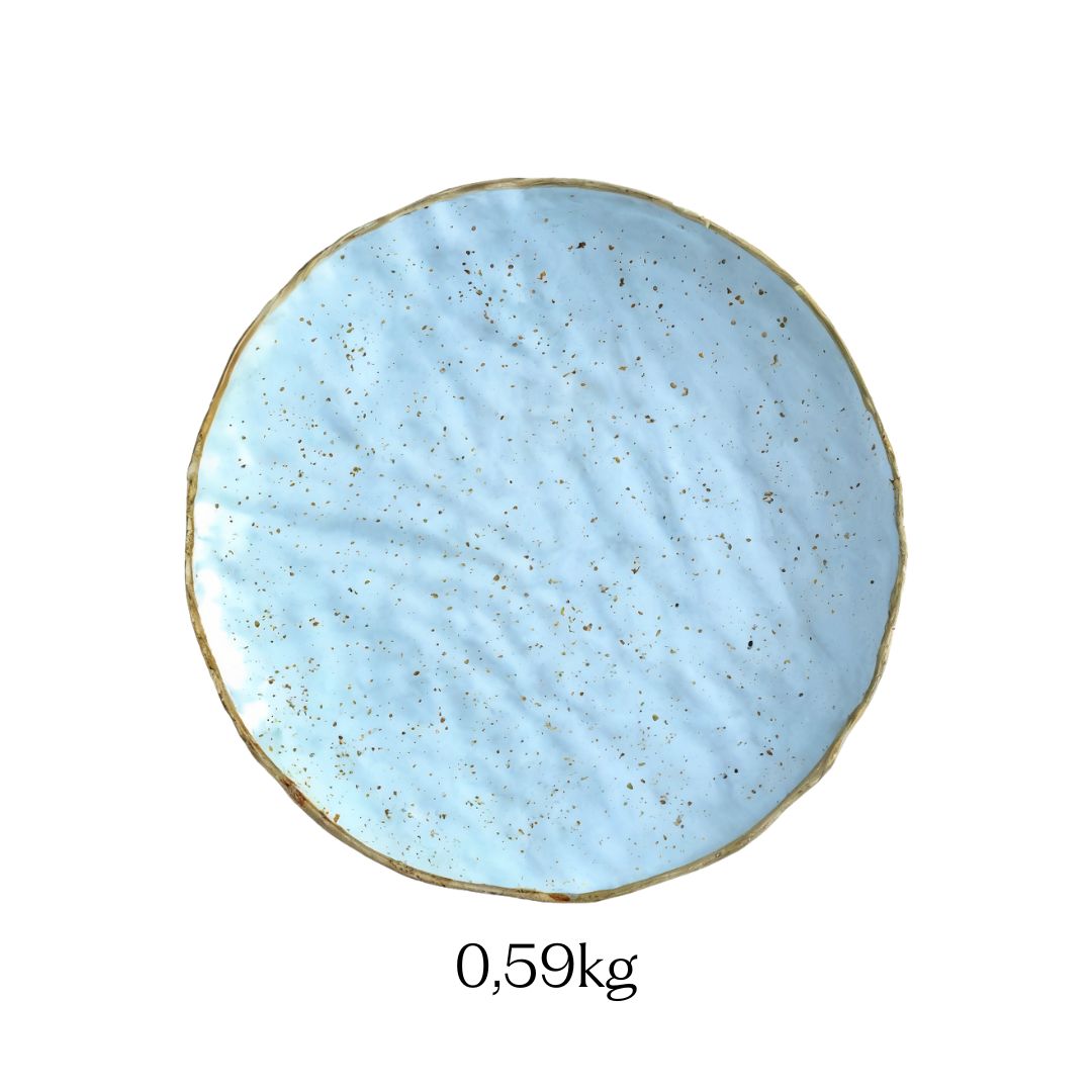 Creative Ceramic Dinner Plate - Round Nordic Design