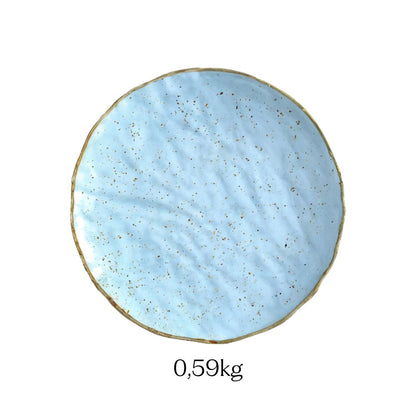 Creative Ceramic Dinner Plate - Round Nordic Design