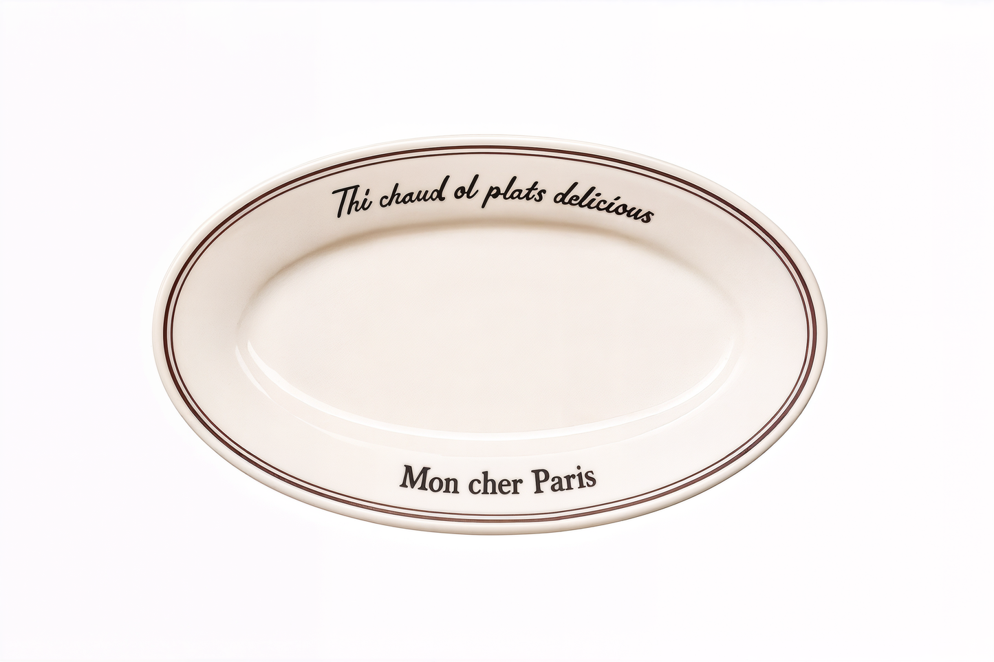 Nordic Simple Ceramic Alphabet Dessert Plate