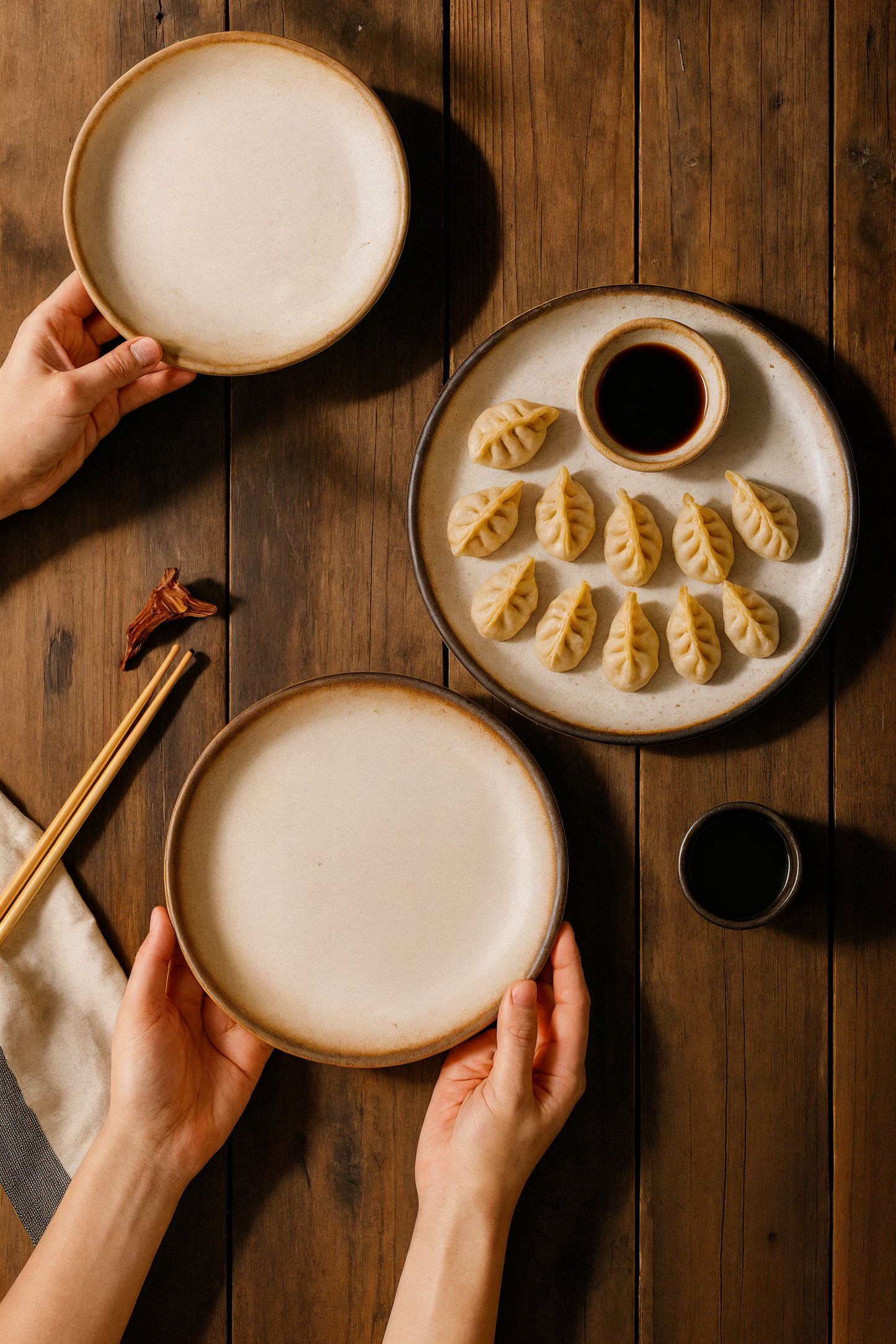 Japanese Ceramic Dish - Stylish Household Plate