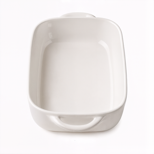Ceramic Double-Handled Baking Dish and Soup Plate