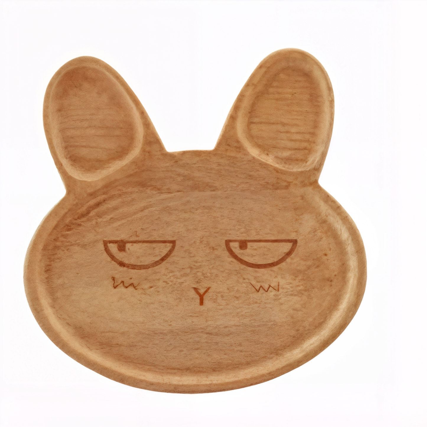 BunnyBite – Eco Wooden Baby Plate with Dividers