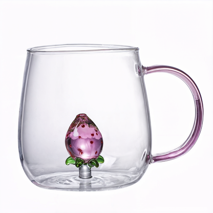 3D Cartoon Glass Cup