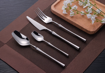 304 Titanium Kitchen Cutlery Set - Stainless Steel (4 pcs)