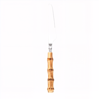 304 Stainless Steel Bamboo Style Cutlery Set (5 Pieces)