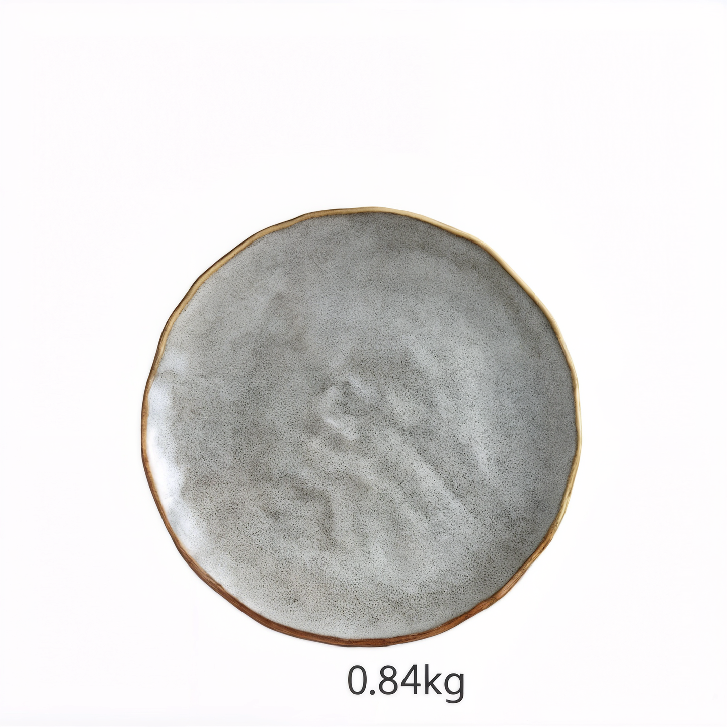 Creative Ceramic Dinner Plate - Round Nordic Design