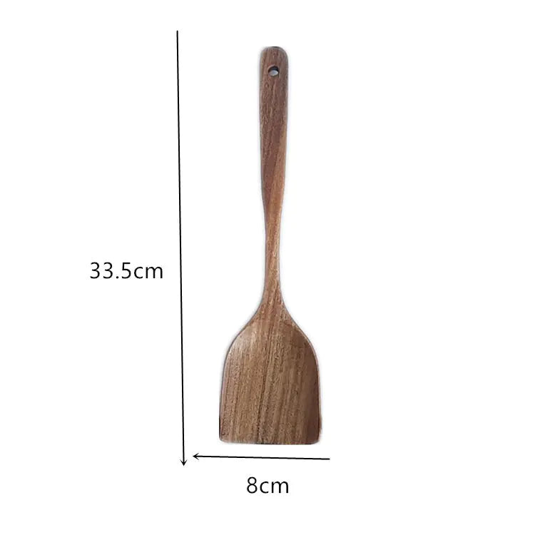 RiceCraft Duo – Non-Stick Pan & Wooden Spoon Set