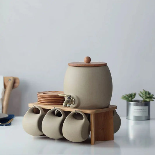 Creative Ceramic Cup Set for Home Use