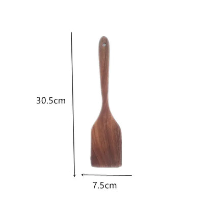 RiceCraft Duo – Non-Stick Pan & Wooden Spoon Set