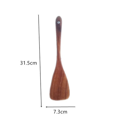 RiceCraft Duo – Non-Stick Pan & Wooden Spoon Set