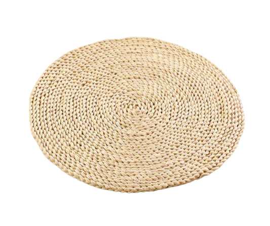 Tatami Flow – Corn Husk Meditation Floor Pillow