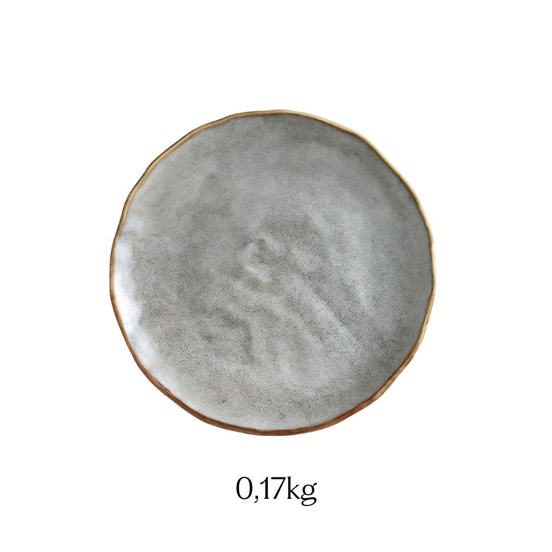 Creative Ceramic Dinner Plate - Round Nordic Design