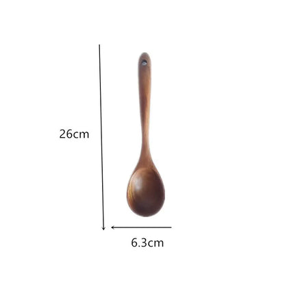 RiceCraft Duo – Non-Stick Pan & Wooden Spoon Set