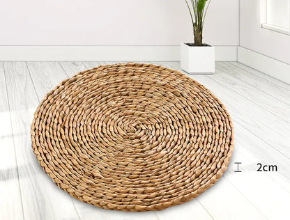 Tatami Flow – Corn Husk Meditation Floor Pillow