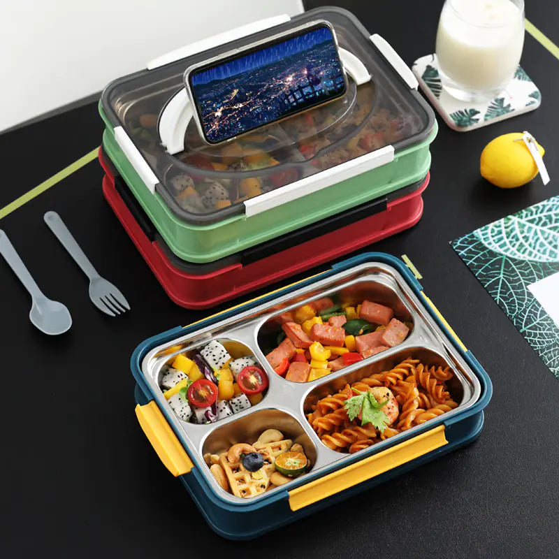 Unicorn Stainless Steel Lunch Box for Students and Adults